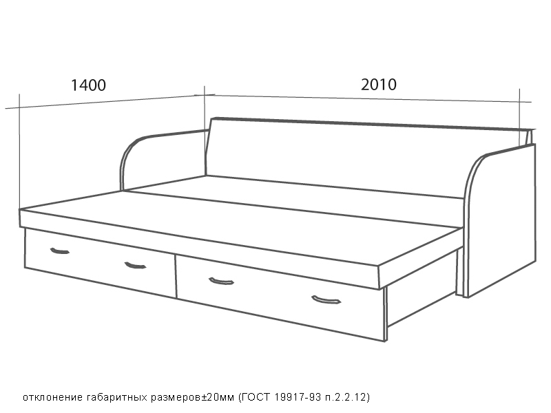 Тахта "Кроха 200"