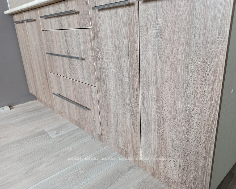 Маленькая прямая кухня Сапермебель