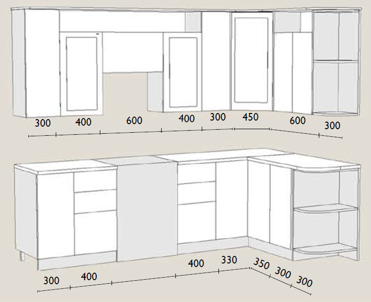 Угловая кухня "Виола" СН-103