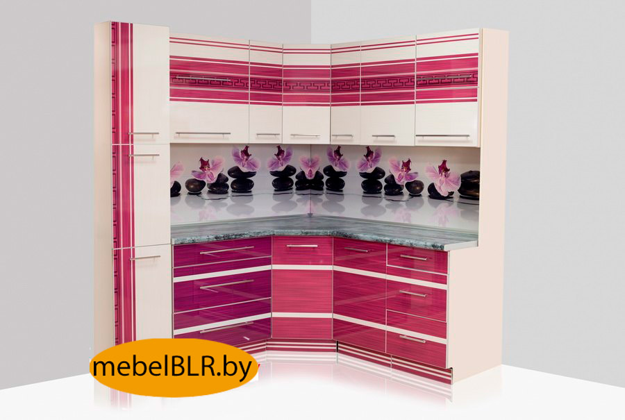 Угловая модульная кухня