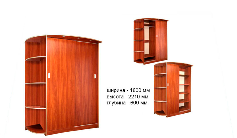 Шкаф купе 2-хдверный СШ-010.02