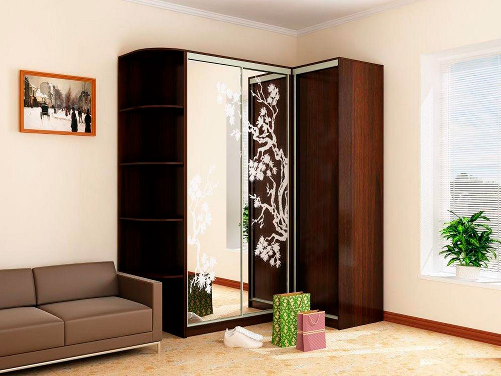 Угловой шкаф купе под заказ